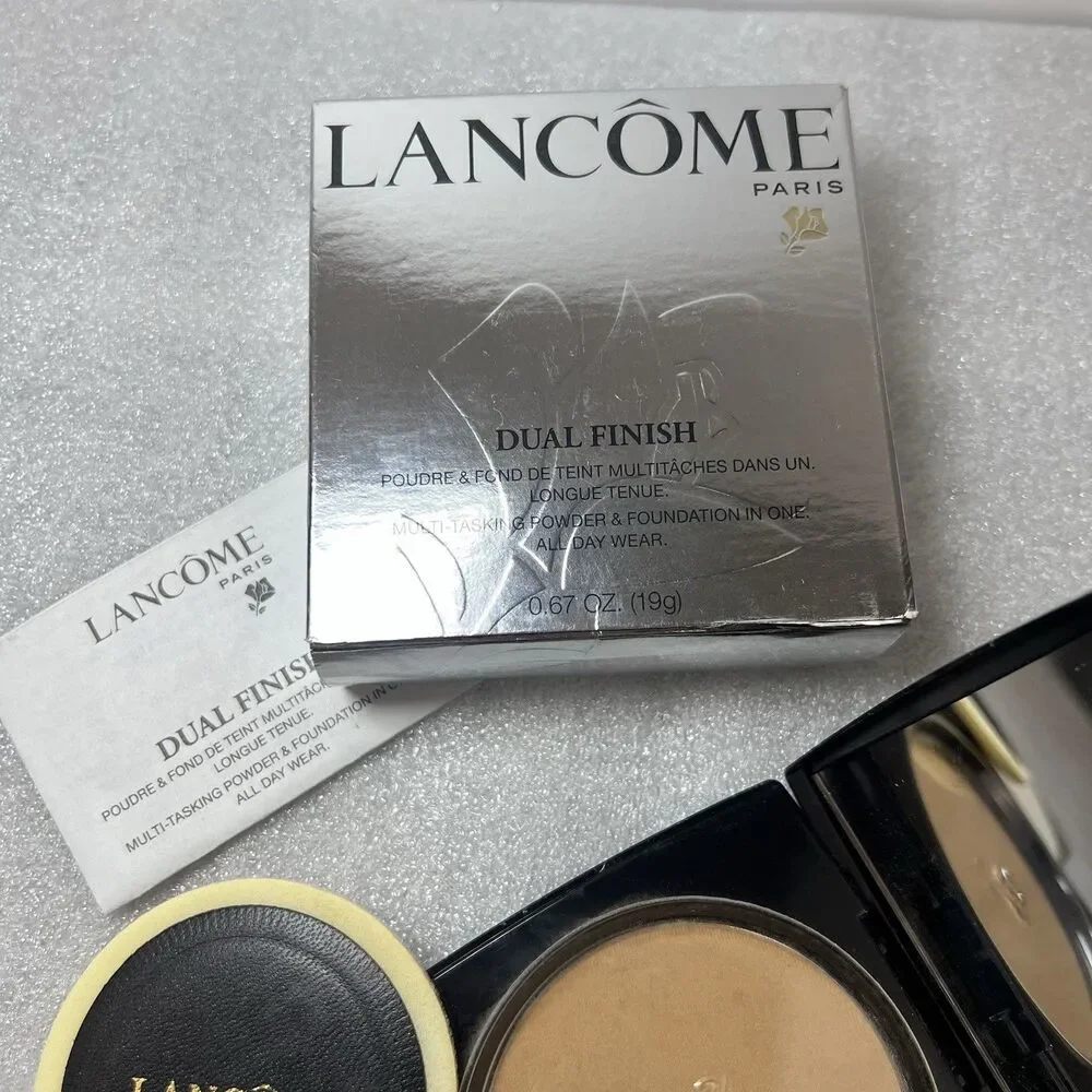 Lancome Dual Finish Bisque (W) 410 Powder & Foundation In One NIB
